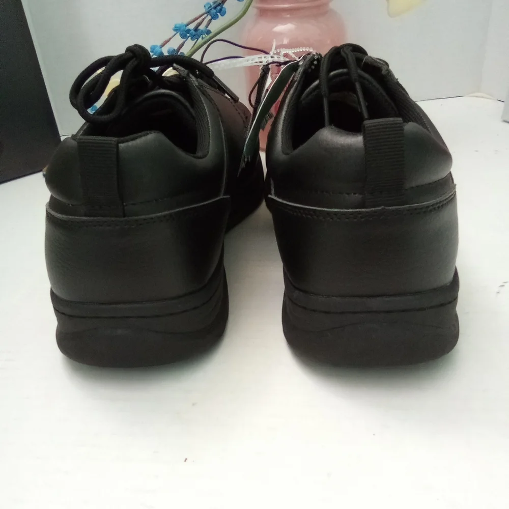 Perry Ellis Shoes Men's Size 10W Black Portfolio Ultrafoam Slip Guard Men's NWT